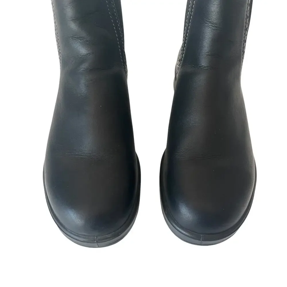 Blundstone 1448 High Top Chelsea Boots Voltan Black Brogue AU 8 / US W 11 / M 10